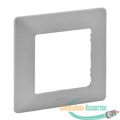 Рамка 1-м Valena Life универсальная алюм. Leg 754137