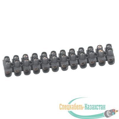 Клеммник 10кв.мм Nybloc черн. (уп.10шт) Leg 034215