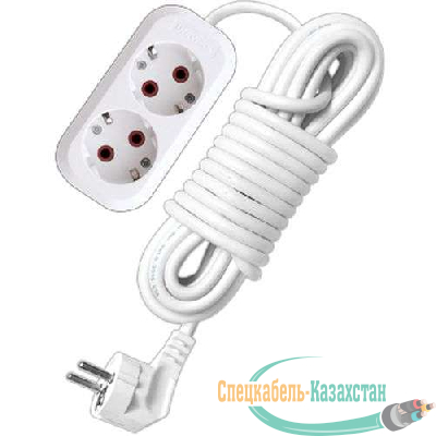 Удлинитель 2х5м с заземл. 10А IP20 У10-553 ПВС 3х0.75 UNIVersal 553-05