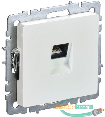 Розетка компьютерная СП RJ45 кат.5E BRITE РК10-БрЖ механизм жемчуж. IEK BR-K10-1-K36