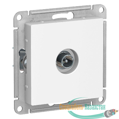 Механизм розетки TV ATLAS DESIGN проходной 4DB бел. SchE ATN000192