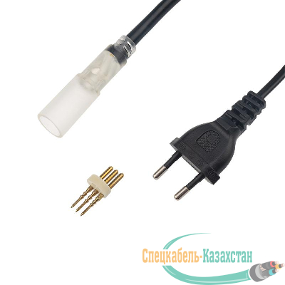 Комплект подключения для LED чейзинга (муфта шнур выпрямитель) 3Вт 13мм NEON-NIGHT 124-021