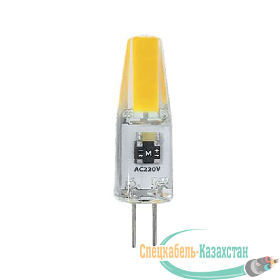 Лампа светодиодная PLED-G4 COB 3Вт капсульная 3000К тепл. бел. G4 240лм 220В JazzWay 2857446