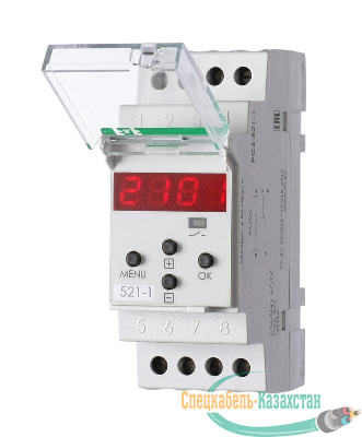 Реле времени PCZ-521-1 (1канал-125пар вкл./выкл. сут./нед. Циклы 24-264В AC/DC 16А 1P IP20 монтаж на DIN-рейке)(аналог ТЭ-15) F&F EA02.002.010