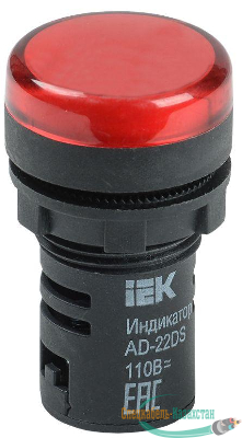 Арматура светосигнальная AD-22DS 24В AC/DC красн. ИЭК BLS10-ADDS-024-K04