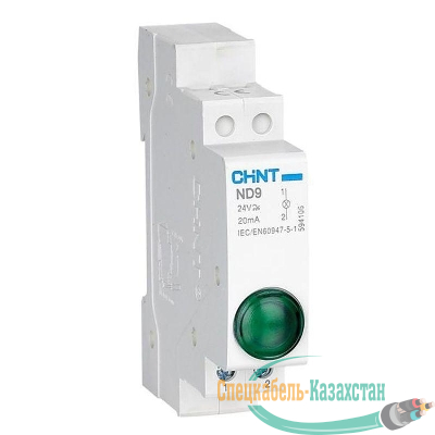 Индикатор ND9-1/y AC/DC 230В (LED) (R) желт. CHINT 594118