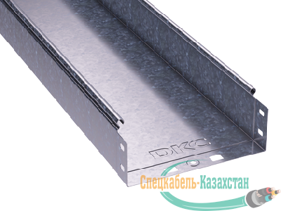 Лоток листовой неперфорированный 150х80 L3000 сталь 0.7мм DKC 35063