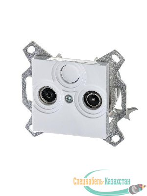 Розетка телевизионная оконечная TV/R Levit бел. ABB 2CHH083503A6003