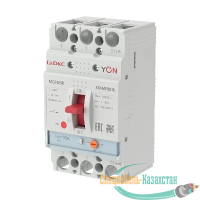 Выключатель автоматический MGS125 3P 12 8-16A 18kA YON MGS125B-3TAMF0016