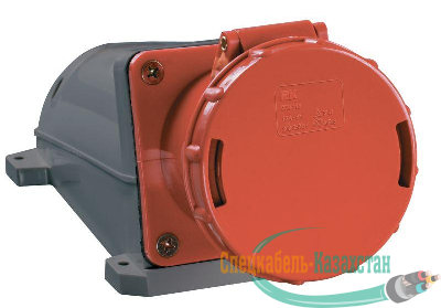 Розетка ОП 63А 380В 3P+PE+N ССИ-135 IP54 ИЭК PSR12-063-5
