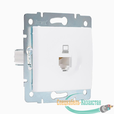 Механизм розетки компьютерн. 1-м СП KARINA RJ45 бел. LEZARD 707-0288-139