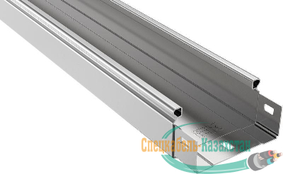 Лоток листовой неперфорированный 100х50 L3000 сталь 0.7мм IEK CLN10-050-100-3