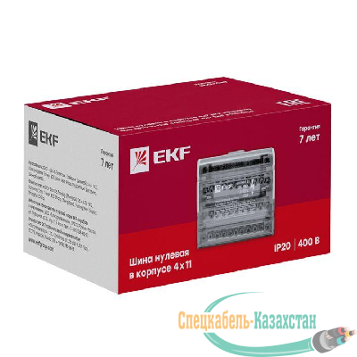 Шина нулевая в корпусе 4х7 EKF sn0-4x7