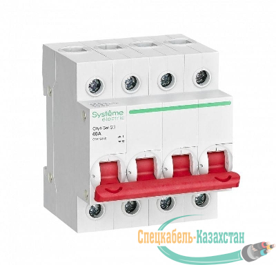 Выключатель нагрузки 4п 40А 400В City9 Set SE C9S16440