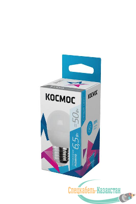 Лампа светодиодная GL45 6.5Вт 220В E27 4500К Космос LkecLED6.5wGL45E2745