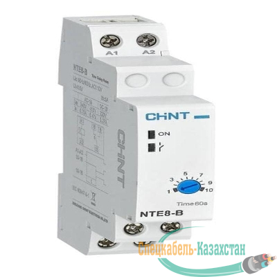 Реле времени NTE8-120B (задержка времени включения) 12-120с 1НО AC 230В (R) CHINT 258459