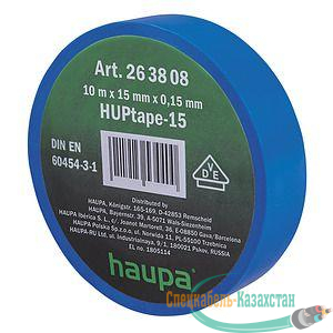 Изолента ПВХ 19мм (рул.20м) d74мм син. HAUPA 263850