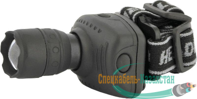Фонарь налобный LED 5354 (1Вт LED ZOOM 3 режима; 3хR03 сер.) Ultraflash 11549