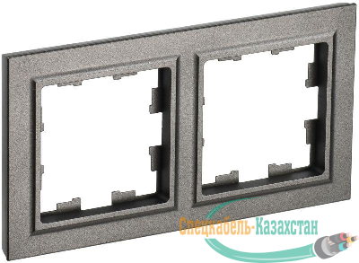 Рамка 2-м BRITE РУ-2-БрШ шампань IEK BR-M22-K37