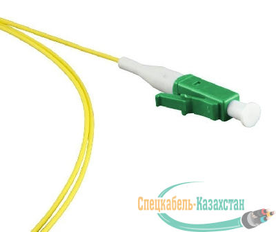 Пигтейл FPT-B9-9-LC/UR-1M-LSZH-YL волоконно-оптический SM 9/125 (OS2) LC/UPC 1м LSZH Hyperline 36771