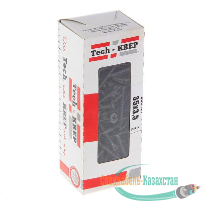 Саморез 3.5х35 гипсокартон-металл (уп.200шт) коробка Tech-Krep 102130