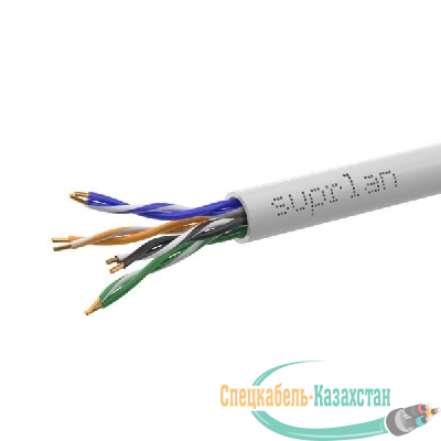 Кабель витая пара U/UTP кат.5E 4х2х24AWG solid Cu LSZH нг(А)-HF In. Standard (м) SUPRLAN 01-0320-1