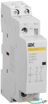 Контактор модульный КМ20-20М AC ИЭК MKK11-20-20