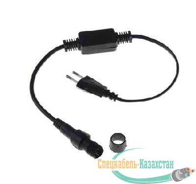 Набор для подключения Дюралайта 3W 13мм 200Вт IP44 Космос KOC-DL-3W-con-kit