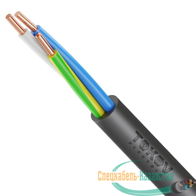 Кабель TOKOV ELECTRIC ВВГнг(А)-LS 3х1.5 ОК (N PE) 0.66кВ (м) УТ000028397