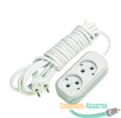 Удлинитель 2х5м без заземл. 10А IP20 Makel MGP104
