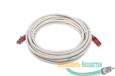 Патч-корд кат.5E F/UTP экранир. LSZH PC-LPM-STP-RJ45-RJ45-C5e-5M-LSZH-GY 5м сер. Hyperline 42339