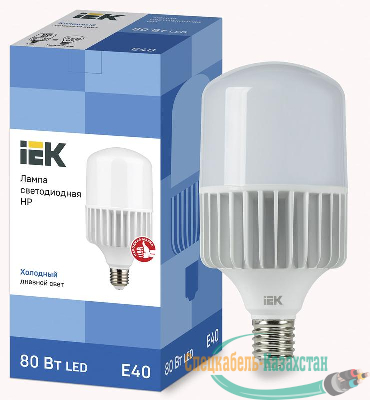 Лампа светодиодная HP 80Вт 230В 6500К E40 ИЭК LLE-HP-80-230-65-E40