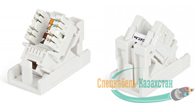 Розетка (вставка) SIP2K-C5E-M45-22.5 (45х22.5) аналог Mosaic с накл. мод. RJ45 кат.5E Hyperline 35210