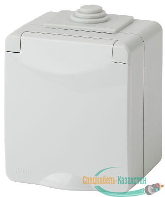 Розетка 1-м ОП Эра Эксперт 11-2601-03 16А IP65 250В 2P+E сер. Эра Б0035988