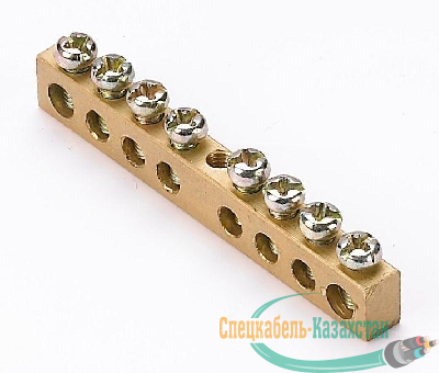 Шина нулевая 6х9-8/1 DEKraft 32001DEK