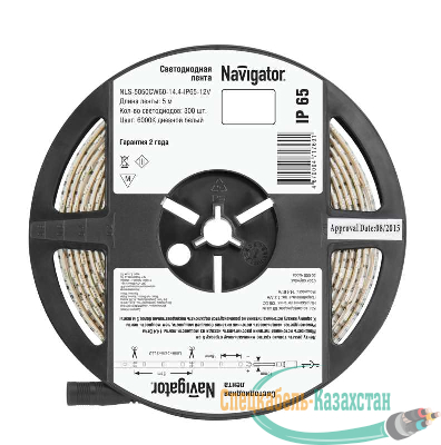 Лента светодиодная 71 769 NLS-5050CW60-14.4-IP65-12V R5 14.4Вт/м (уп.5м) Navigator 71769
