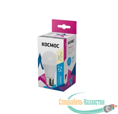 Лампа светодиодная А55 9Вт 3000К Е27 Космос LkecLED9wA55E2730