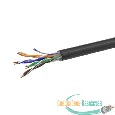 Кабель витая пара U/UTP кат.5E 4х2х24AWG solid CCA PE Out. 305м (м) Net.on 01-0301