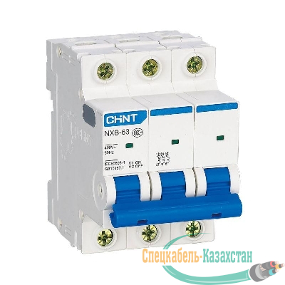 Выключатель автоматический модульный 3п C 10А 4.5кА NXB-63S (R) CHINT 296826