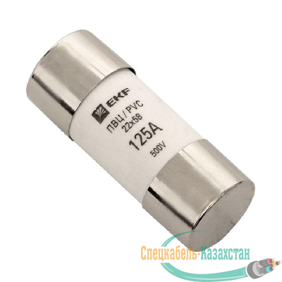 Вставка плавкая цилиндрическая ПВЦ 22х58 125А EKF pvc-22x58-125