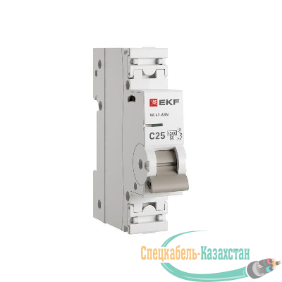 Выключатель автоматический модульный 1п C 25А 4.5кА ВА 47-63N PROxima EKF M634125C