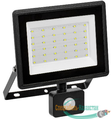 Прожектор светодиодный СДО 06-50Д 6500К IP54 с ДД черн. ИЭК LPDO602-50-65-K02
