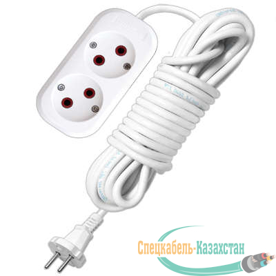 Удлинитель 2х3м без заземл. 6А IP20 У6-011М ПВС 2х0.75 UNIVersal 011М-03