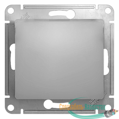Механизм выключателя 1-кл. СП GLOSSA 10А IP20 10AX алюм. SchE GSL000311