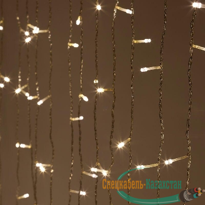Гирлянда светодиодная "Дождь/Занавес" 3х3м 400LED тепл. бел. IP20 220В 8 режимов Эра Б0051873