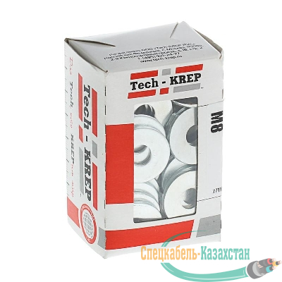 Шайба DIN9021 кузовная оцинк. М8 (уп.100шт) Tech-KREP 105266