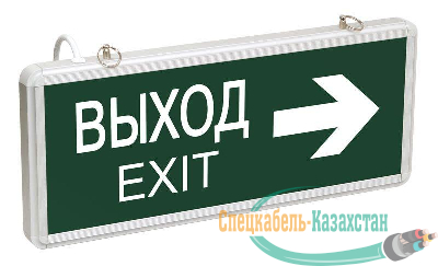 Светильник светодиодный ССА 1004 "ВЫХОД-EXIT" стрелка двустор. 3Вт ИЭК LSSA0-1004-003-K03