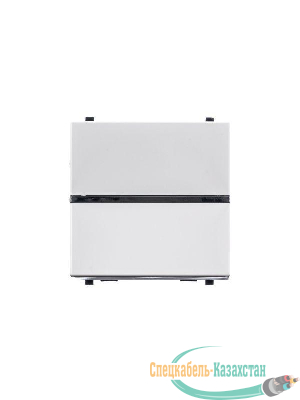 Механизм переключателя 1-кл. с клавишей 2мод. Zenit бел. ABB 2CLA220200N1101