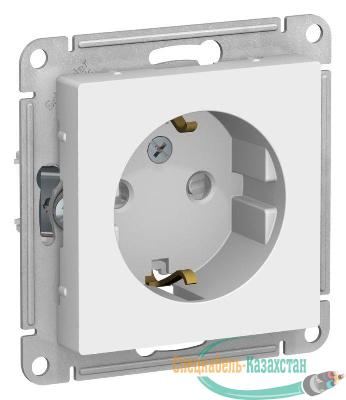 Розетка AtlasDesign 16А с заземл. защ. шторки механизм лотос SE ATN001345