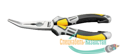 Длинногубцы угловые с резцом 205мм Felo 59222040